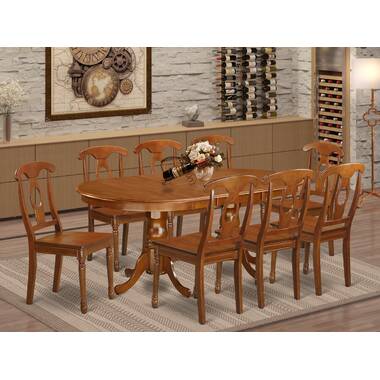 6 seater dining table best sale oval shape